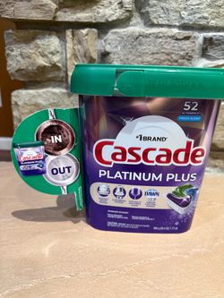 Cascade Platinun Plus Dishwasher Pacs