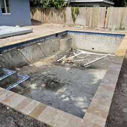Pool Coping And Tile Installation 