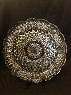 Anchor Hocking Glass Wexford Platter 14”