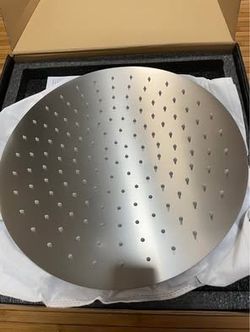 NEW 16inch All Metal Rain Shower Head - Heavy Duty Stainless Steel, Ultra-Thin Modern Design
