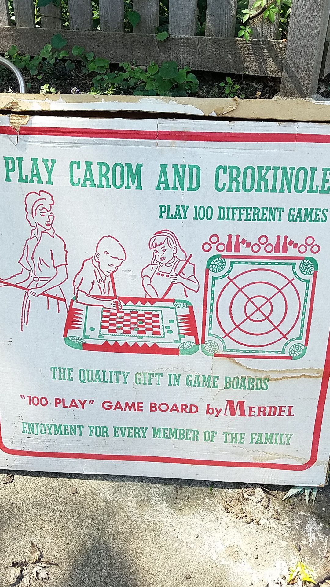 Carom and crokinole game board
