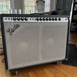 Mint 81 Fender Twin Reverb With Rare JBL E120 Speakers 