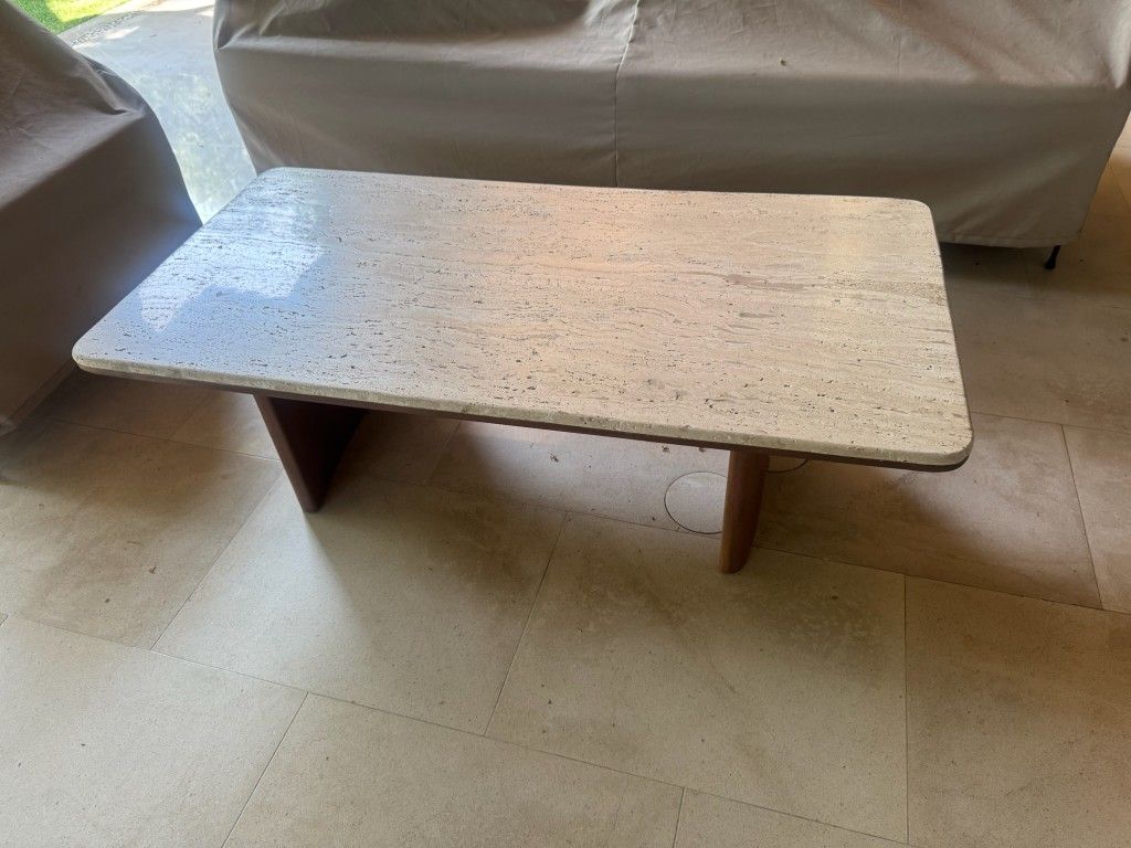 Travertine Coffee Table