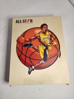 Kobe Bryant Wood All Star Puzzles 150 Pieces Lakers Basketball NBA 3D Jigsaw