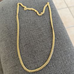 Gold plated 22 inch chain