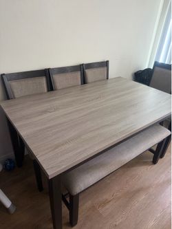6 piece table