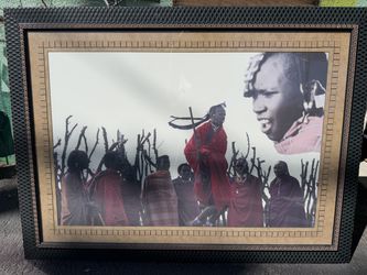 Large Framed African Tribal Fine Art Photograph – Don Schimmel Gallery Piece