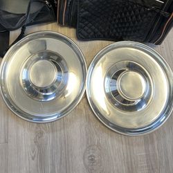 2 Puppy Feeding Bowls 