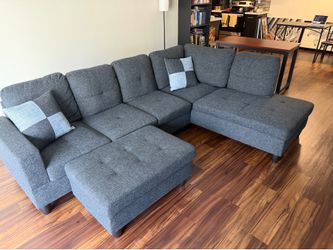 Sofa and foot rest