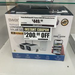 Swann MaxRange 4K 64GB NVR Security System