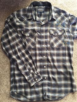 GREAT ROUGHSTOCK SNAP BUTTON WESTERN SHIRT!