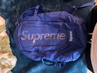 Supreme Backpack Blue SS21 Ripstop Nylon
