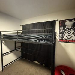 Twin Size Bunk Bed With Computer Desk 