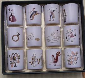 Twelve Days Of Christmas 2 Oz Vanilla Scented Candles