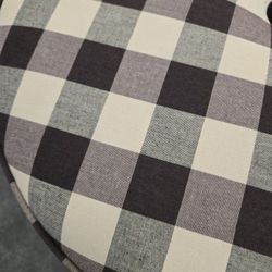 Ethan Allen Round Ottoman