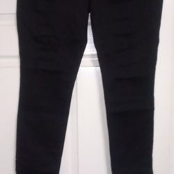 Old Navy Black destroyed skinny jeans