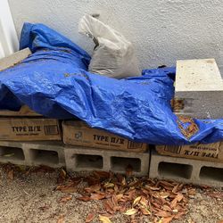 Free Cement Bags/Cinderblock