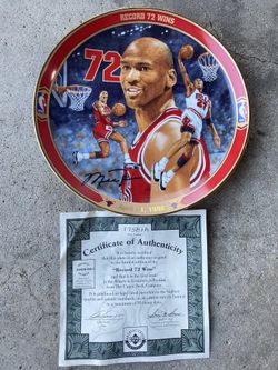 Jordan Vintag Collectible Plates 