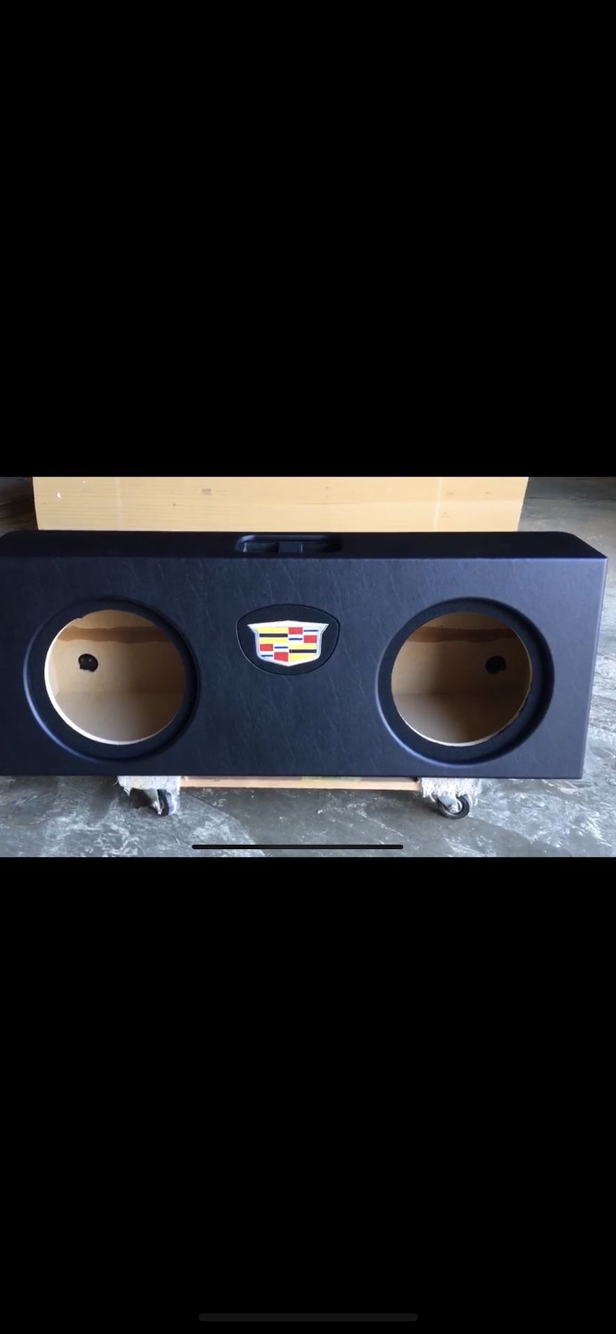 Black Custom Box For 12 Inch Woofers