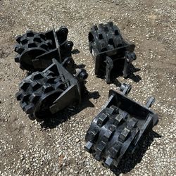 Mini Excavator Compaction Wheel Attachment 