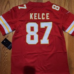 NFL Kansas City Chief Chiefs Football uniform No.87 Travis Kelce jersey embroidered sportswear
