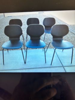 6 ikea chairs set
