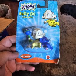 2000 Mattel Nickelodeon Rugrats Collectibles Figure - Baby Dil