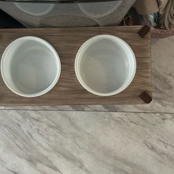 Dog Bowls With Stand.