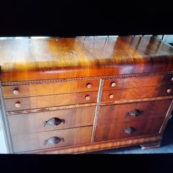 Dresser/ Mid Century /Waterfall Style