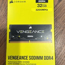 Corsair Vengeance 32GB DDR4 3200MHz Laptop RAM – With Box – Aug 2025
