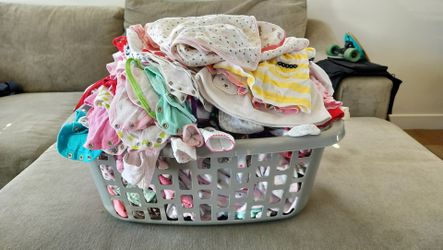Bag of Baby Girl clothes Sizes NB-3mo