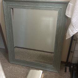 2x3 Green Frame Mirror