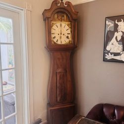 1800’s Antique 8 Foot Grandfather Clock. 