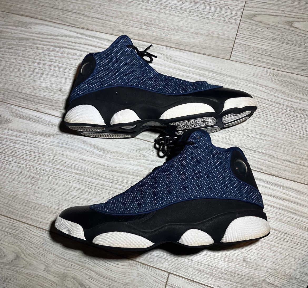 jordan 13 navy brave blue size 11