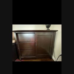 Cabinet With Drawers And Shelves 