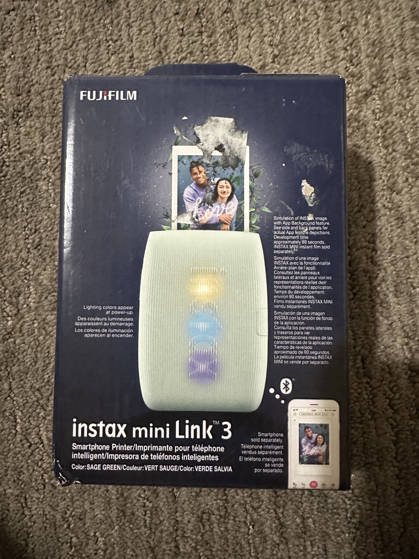 Fuji Film INSTAX mini LINK 3 SMART PHONE PRINTER