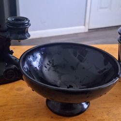 Antique Black Amethyst Glassware