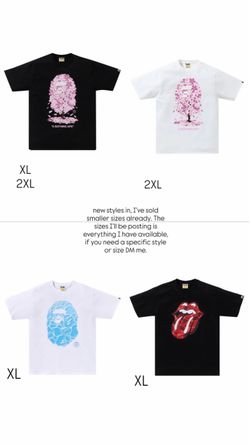 Bape tees S-2XL Retail Quality