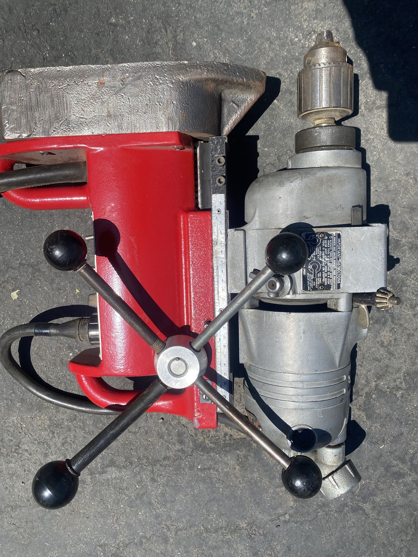 Milwaukee 4231 Electromagnet Magnetic Drill Press 4262 Motor Tool
