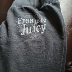 JUICY COUTURE BLACK SWEATS 