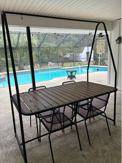 Target plant hanging table and chairs