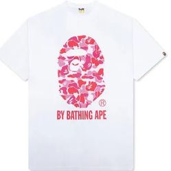 Pink Bape shirt