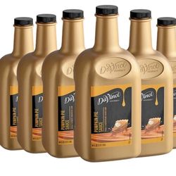 Davinci Gourmet Pumpkin Pie Sauce, 64 Fluid Ounces (Pack of 6) - 1 Case