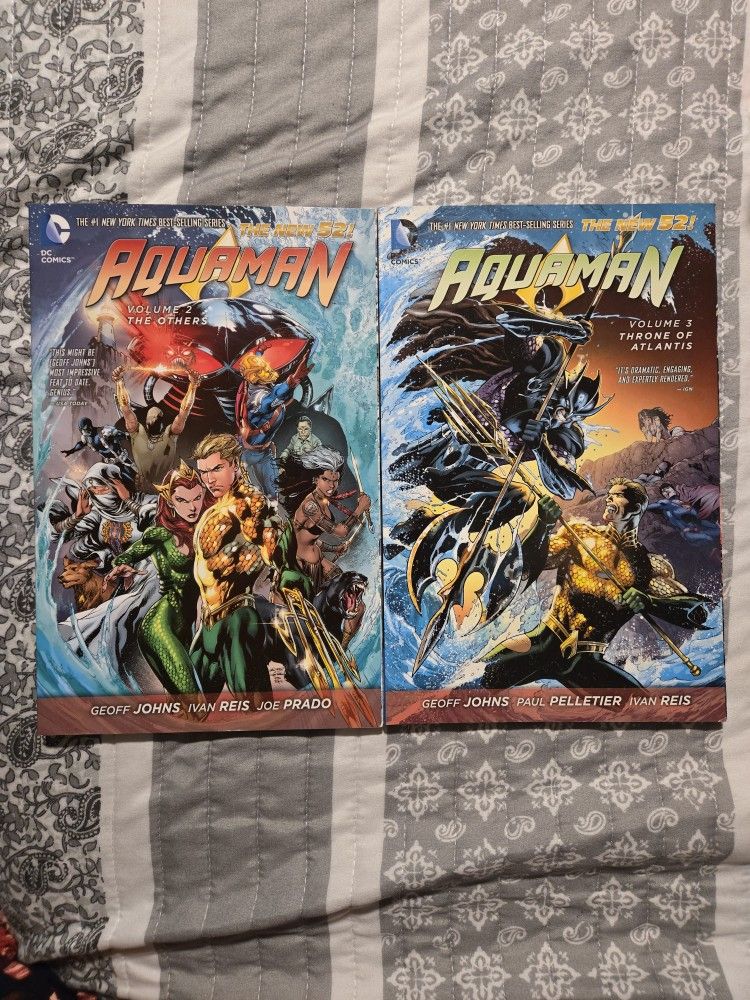The New 52 Aquaman Graphic Novels/Comic Books
