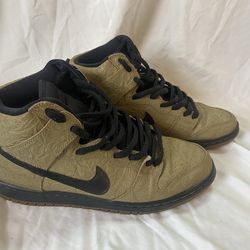 Sz 10 Nike SB Dunk High Pro “Brown Paper Bag”