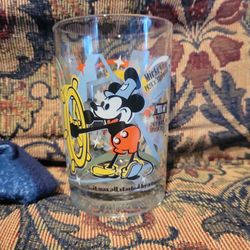 Walt Disney 100 Years Of Magic Steamboat WILLIE Glass