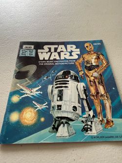 1979 vintage Star Wars read along book.