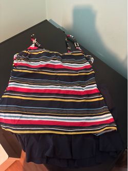 Old Navy woman’s skirt n top swimsuit