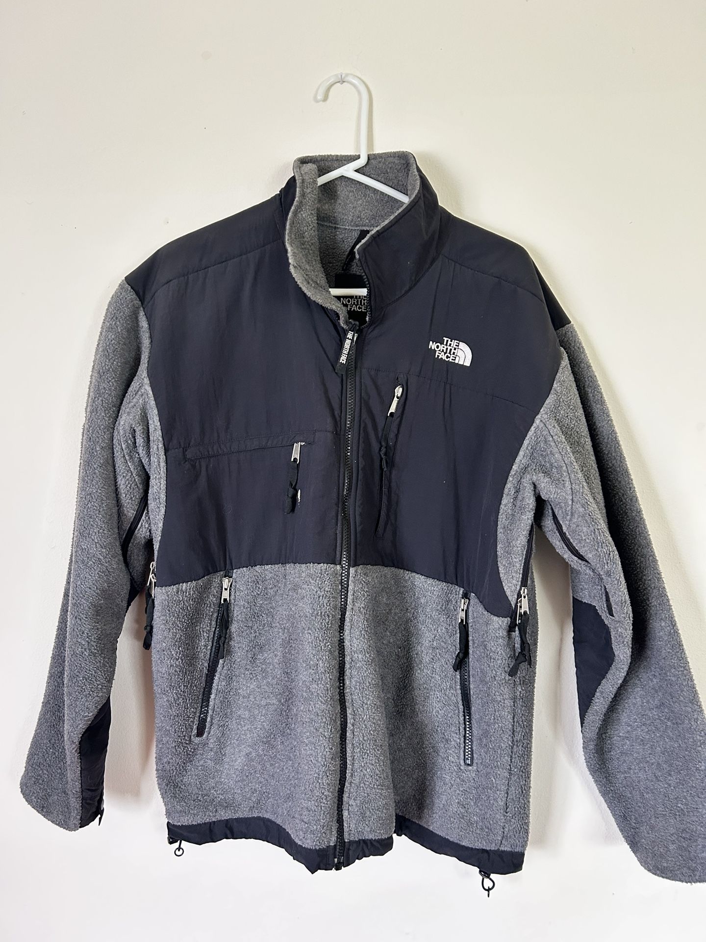 The North Face Black and Gray Performance Jacket with Stand-Up Collar