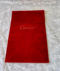 Cartier Case Box Pouch Travel Watch Pouch Leather Velvet Case Large Size Pouch